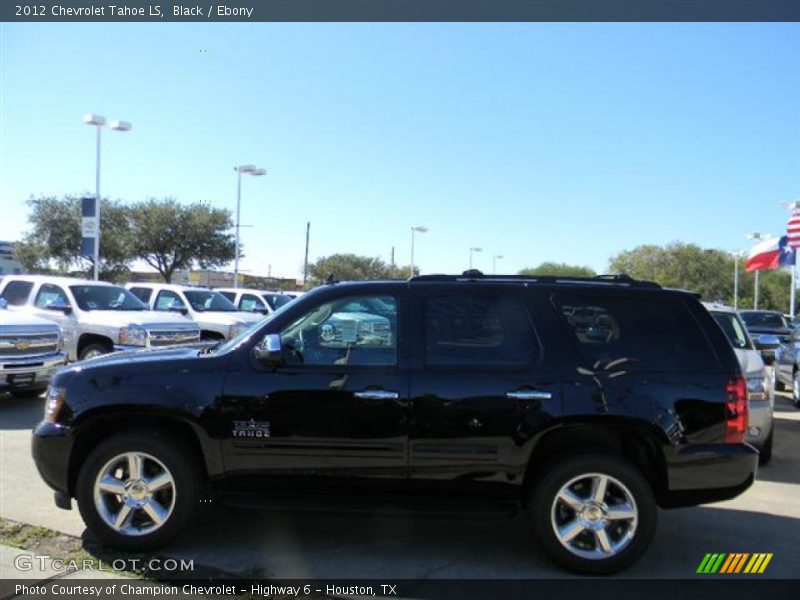 Black / Ebony 2012 Chevrolet Tahoe LS