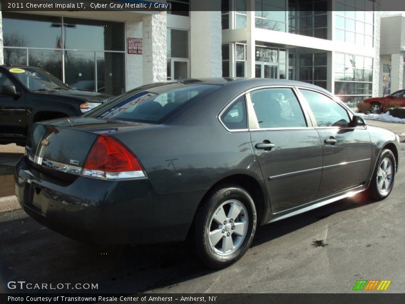 Cyber Gray Metallic / Gray 2011 Chevrolet Impala LT