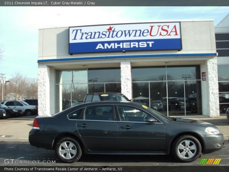 Cyber Gray Metallic / Gray 2011 Chevrolet Impala LT