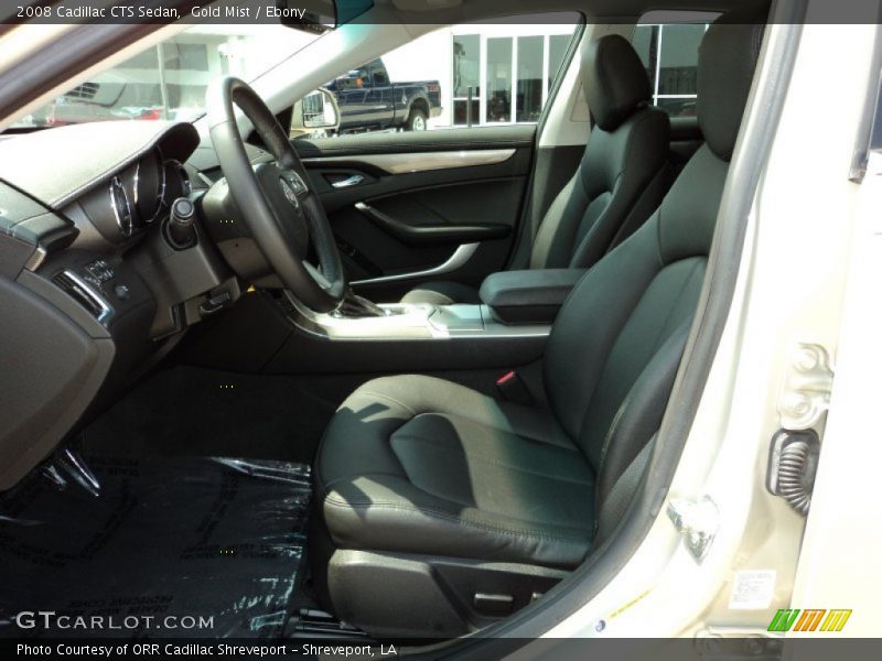 Gold Mist / Ebony 2008 Cadillac CTS Sedan