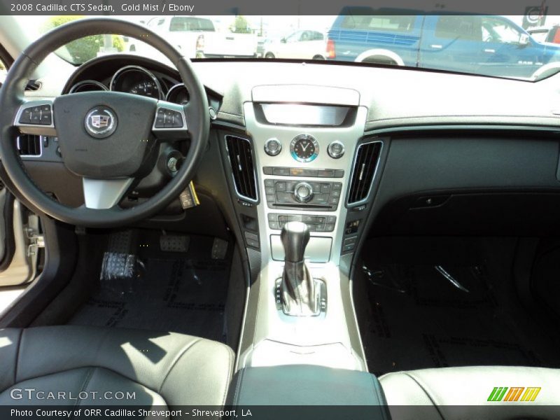 Gold Mist / Ebony 2008 Cadillac CTS Sedan