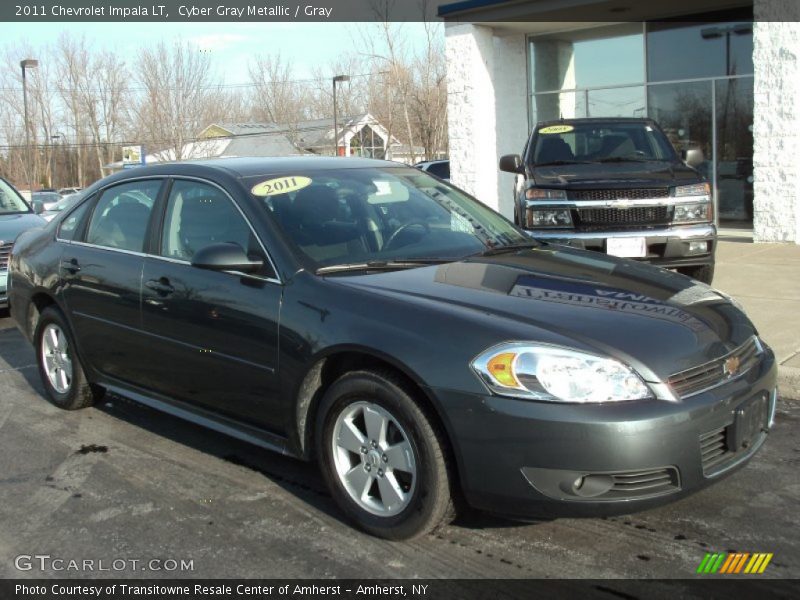 Cyber Gray Metallic / Gray 2011 Chevrolet Impala LT