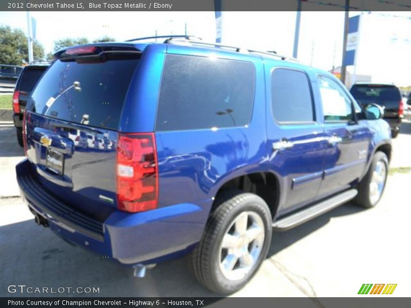 Blue Topaz Metallic / Ebony 2012 Chevrolet Tahoe LS
