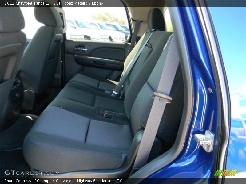 Blue Topaz Metallic / Ebony 2012 Chevrolet Tahoe LS
