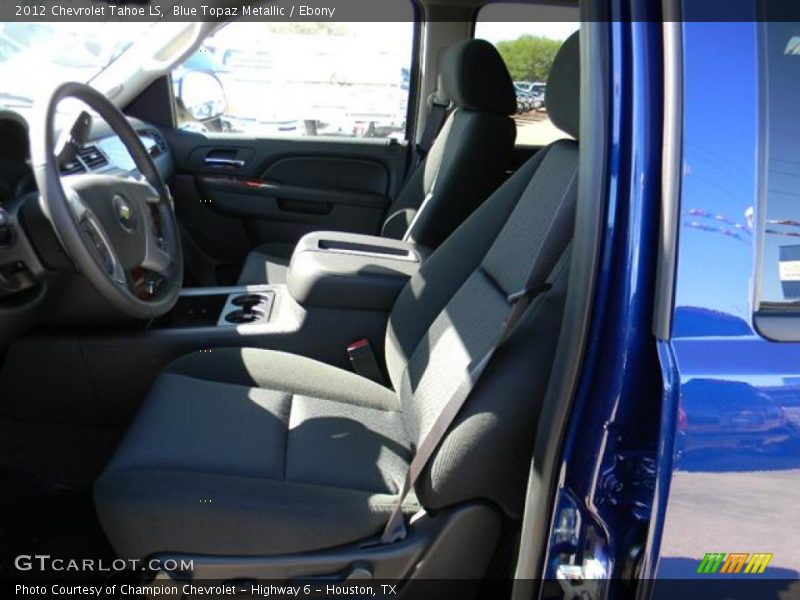 Blue Topaz Metallic / Ebony 2012 Chevrolet Tahoe LS