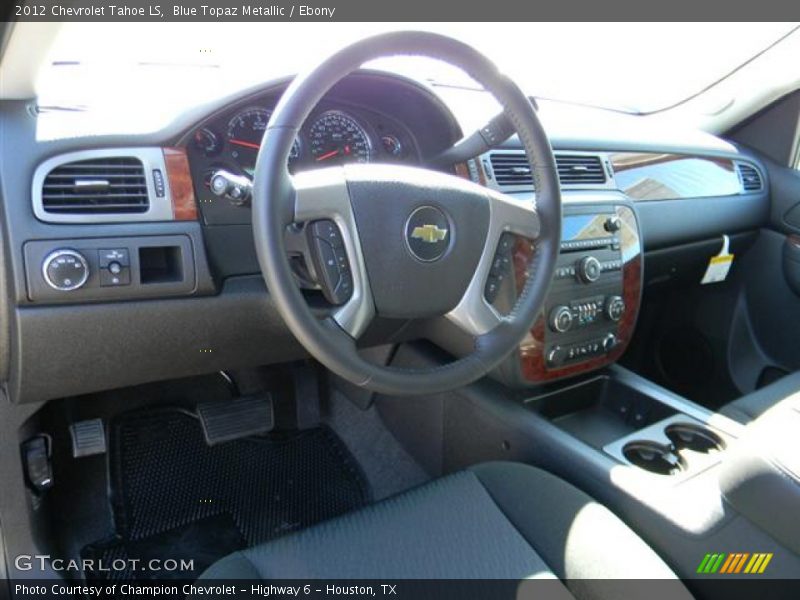Blue Topaz Metallic / Ebony 2012 Chevrolet Tahoe LS