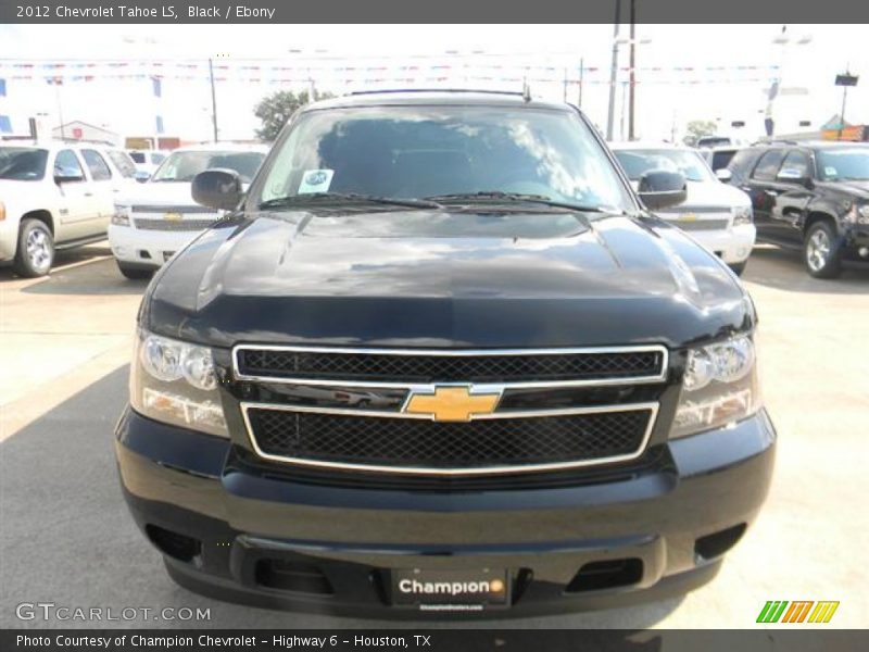Black / Ebony 2012 Chevrolet Tahoe LS