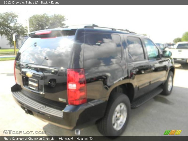 Black / Ebony 2012 Chevrolet Tahoe LS
