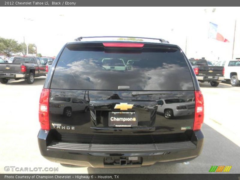 Black / Ebony 2012 Chevrolet Tahoe LS
