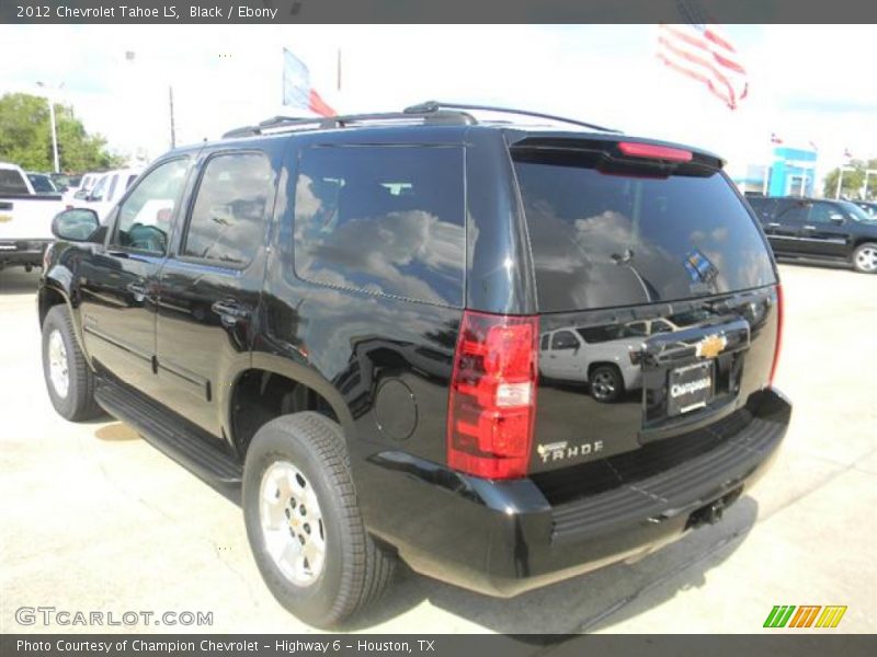 Black / Ebony 2012 Chevrolet Tahoe LS