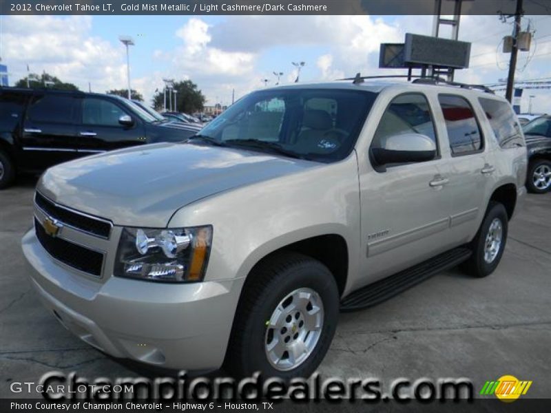 Gold Mist Metallic / Light Cashmere/Dark Cashmere 2012 Chevrolet Tahoe LT