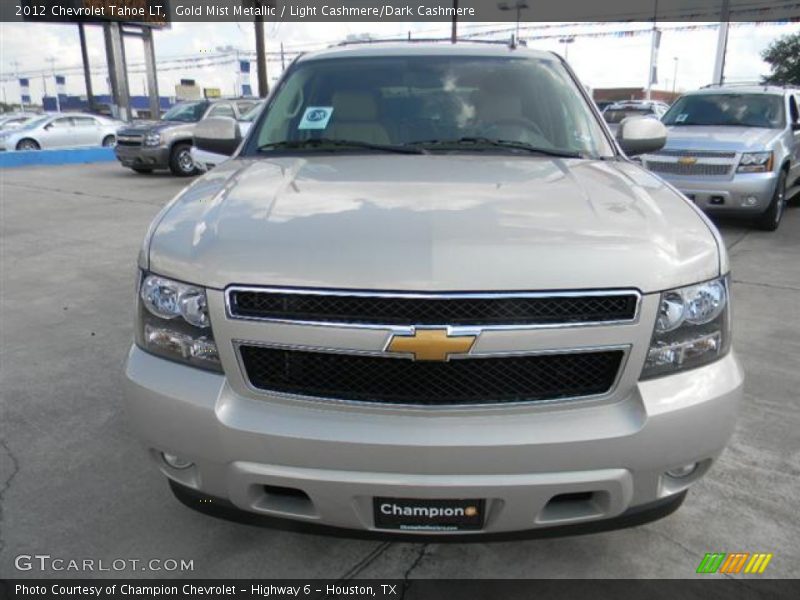 Gold Mist Metallic / Light Cashmere/Dark Cashmere 2012 Chevrolet Tahoe LT