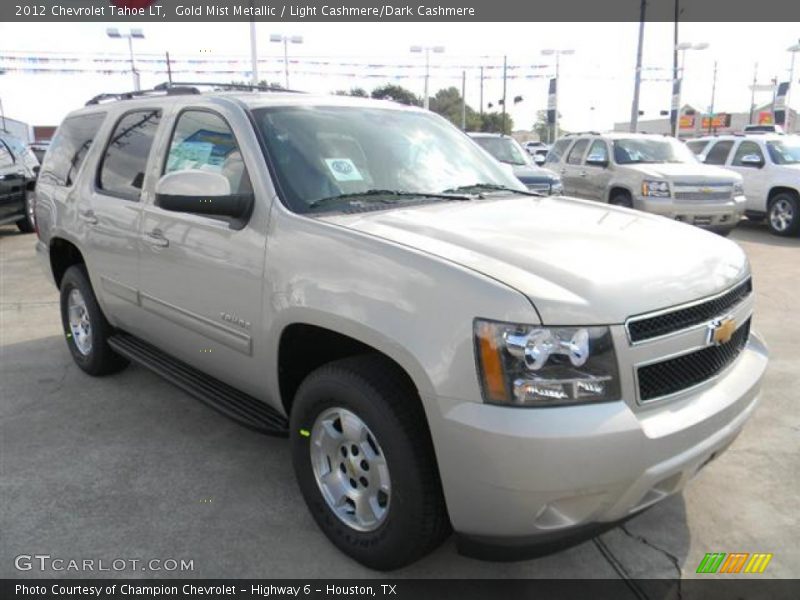 Gold Mist Metallic / Light Cashmere/Dark Cashmere 2012 Chevrolet Tahoe LT
