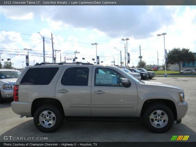 Gold Mist Metallic / Light Cashmere/Dark Cashmere 2012 Chevrolet Tahoe LT