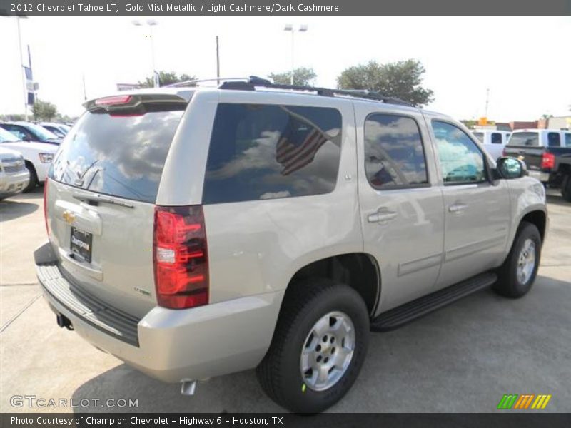 Gold Mist Metallic / Light Cashmere/Dark Cashmere 2012 Chevrolet Tahoe LT