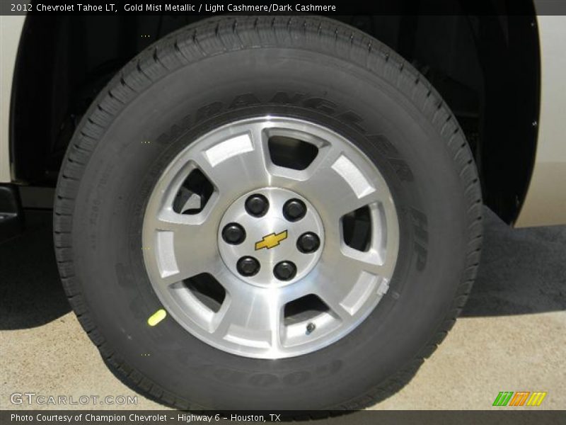 Gold Mist Metallic / Light Cashmere/Dark Cashmere 2012 Chevrolet Tahoe LT