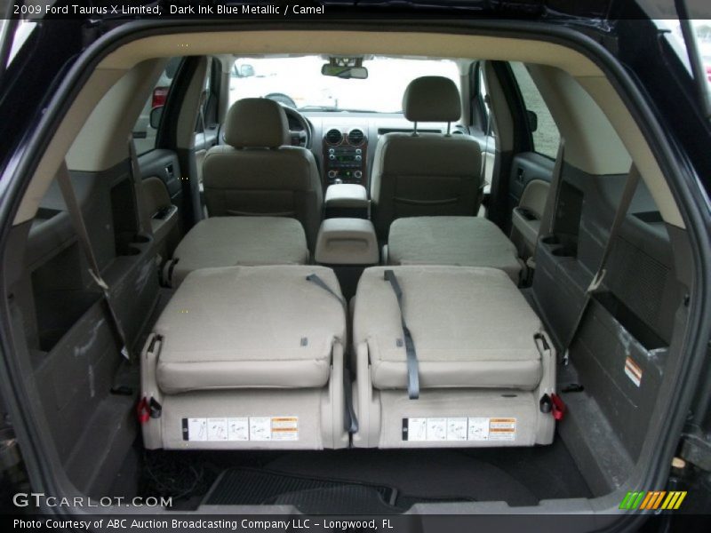 Dark Ink Blue Metallic / Camel 2009 Ford Taurus X Limited