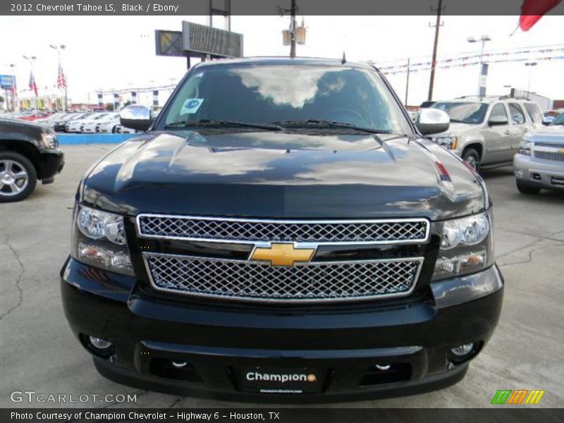 Black / Ebony 2012 Chevrolet Tahoe LS