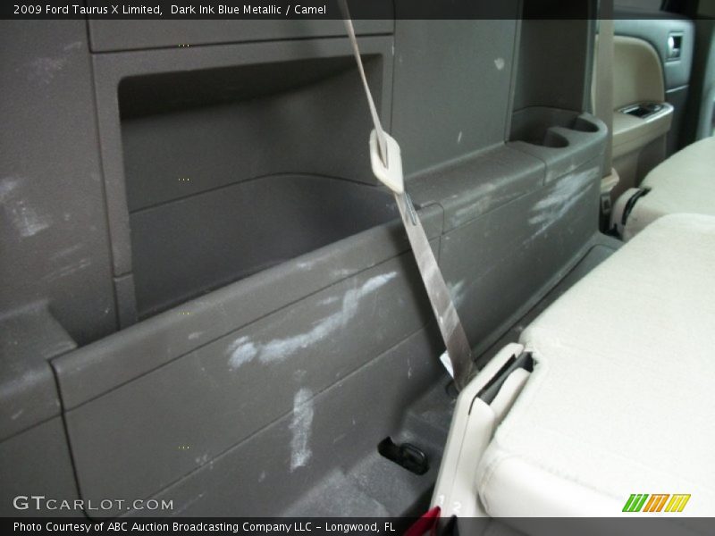 Dark Ink Blue Metallic / Camel 2009 Ford Taurus X Limited