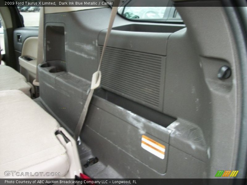 Dark Ink Blue Metallic / Camel 2009 Ford Taurus X Limited