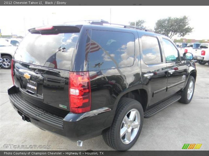 Black / Ebony 2012 Chevrolet Tahoe LS