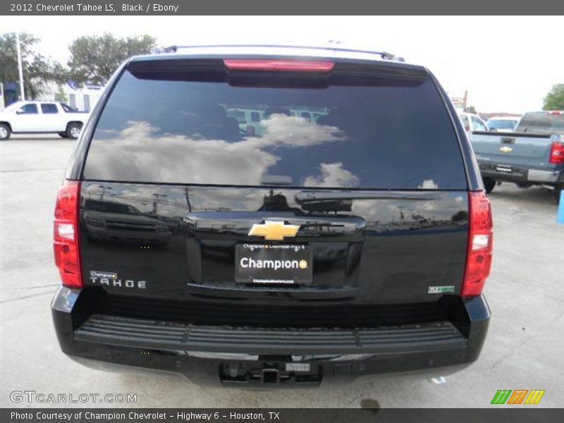 Black / Ebony 2012 Chevrolet Tahoe LS