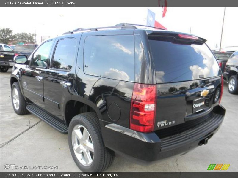 Black / Ebony 2012 Chevrolet Tahoe LS