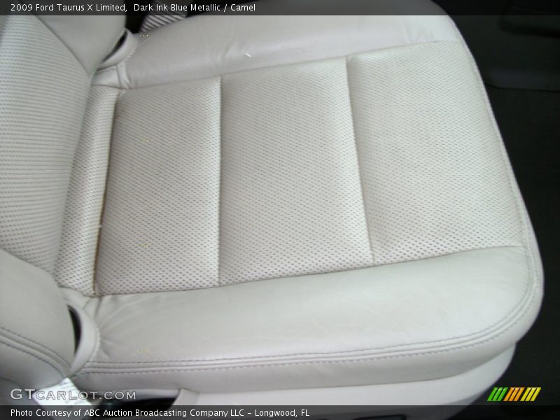 Dark Ink Blue Metallic / Camel 2009 Ford Taurus X Limited