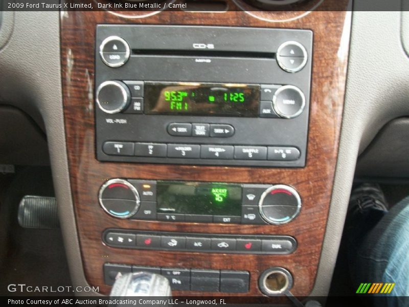 Dark Ink Blue Metallic / Camel 2009 Ford Taurus X Limited