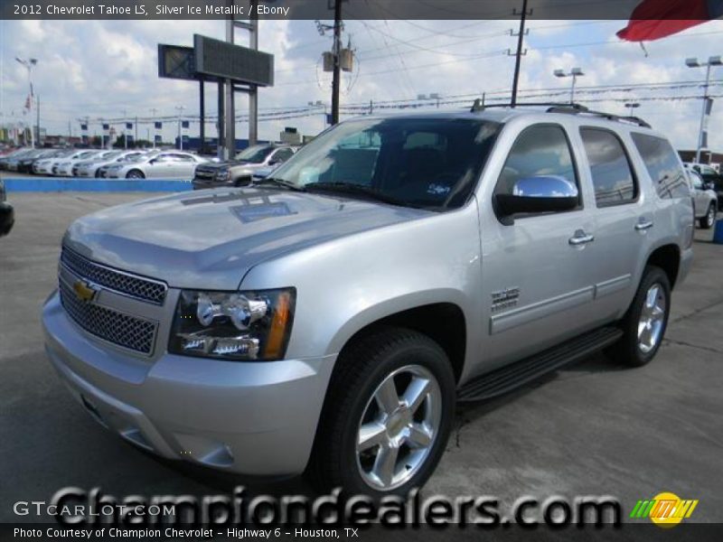 Silver Ice Metallic / Ebony 2012 Chevrolet Tahoe LS