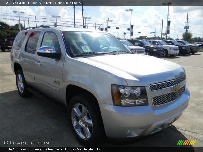 Silver Ice Metallic / Ebony 2012 Chevrolet Tahoe LS