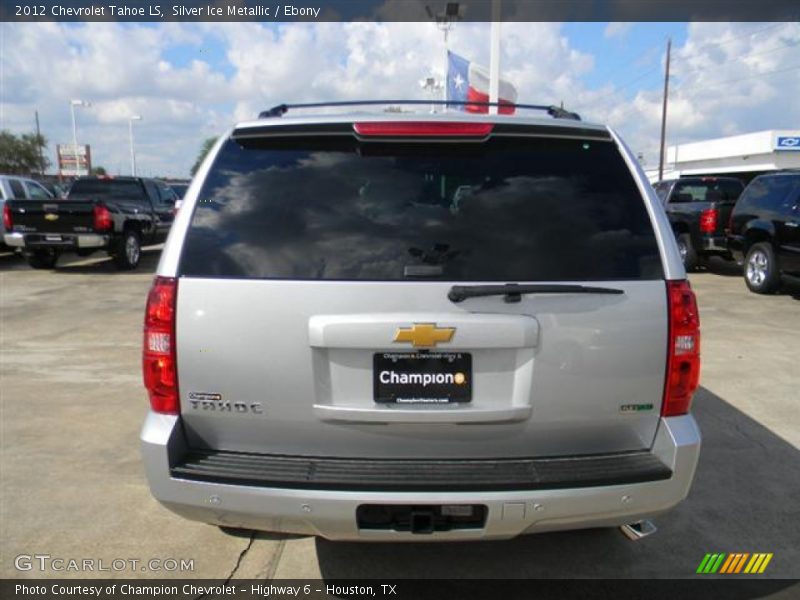 Silver Ice Metallic / Ebony 2012 Chevrolet Tahoe LS