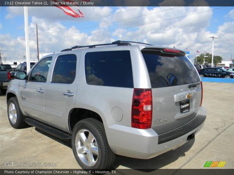 Silver Ice Metallic / Ebony 2012 Chevrolet Tahoe LS