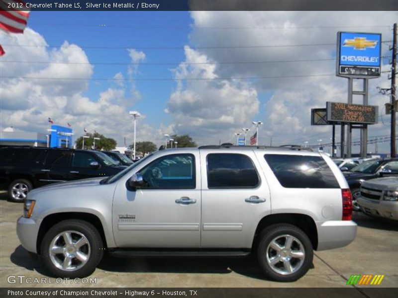 Silver Ice Metallic / Ebony 2012 Chevrolet Tahoe LS