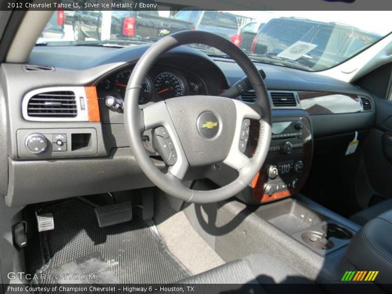 Silver Ice Metallic / Ebony 2012 Chevrolet Tahoe LS