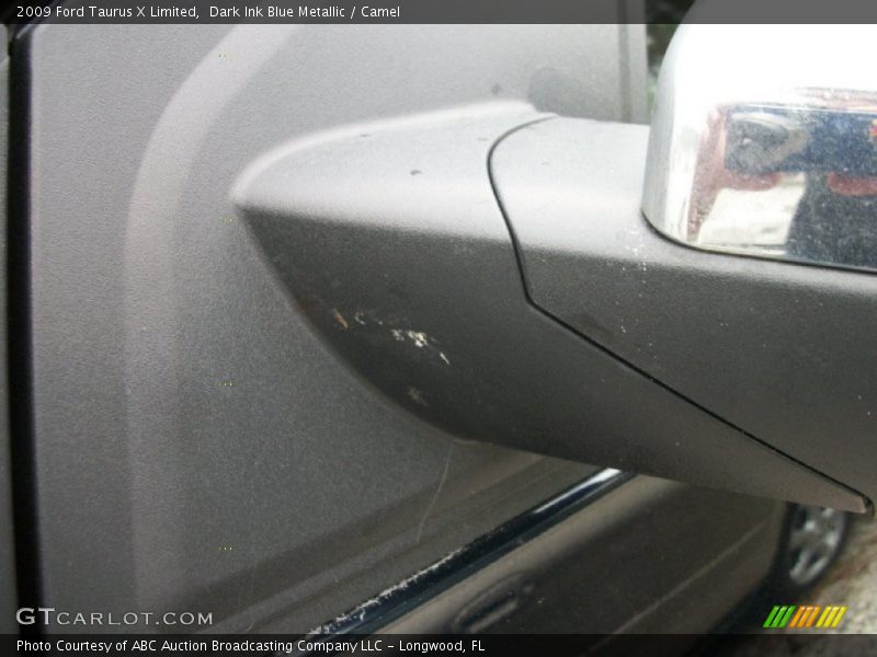 Dark Ink Blue Metallic / Camel 2009 Ford Taurus X Limited