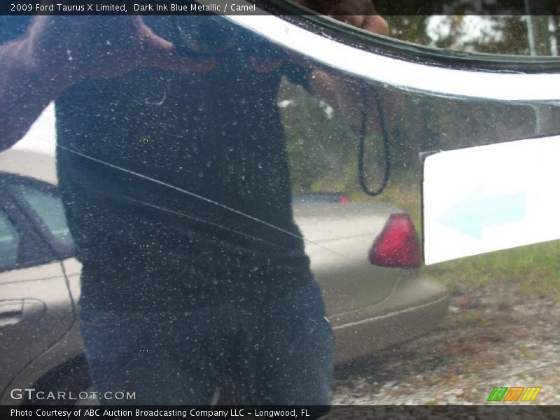 Dark Ink Blue Metallic / Camel 2009 Ford Taurus X Limited