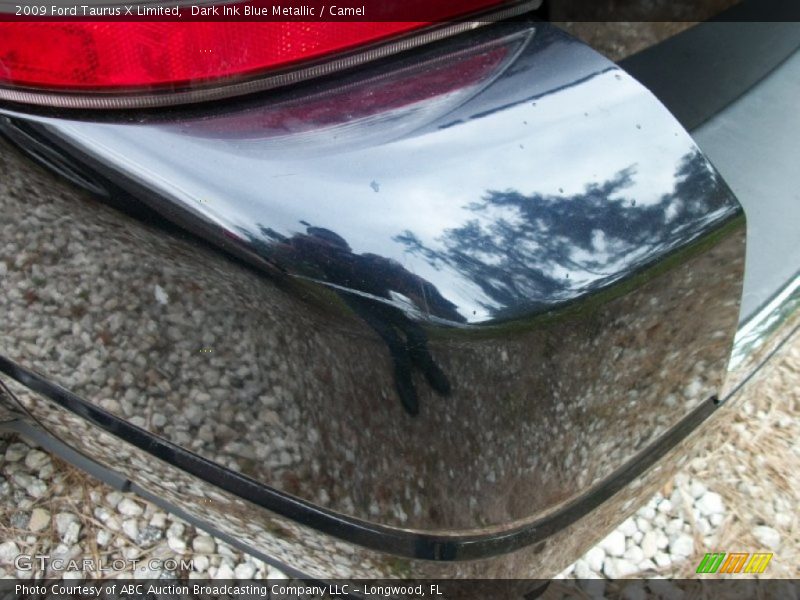 Dark Ink Blue Metallic / Camel 2009 Ford Taurus X Limited