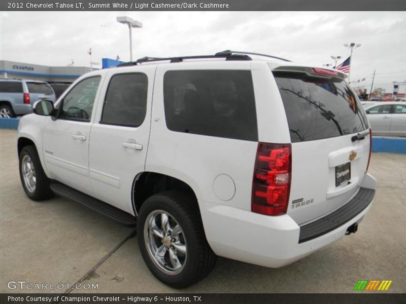 Summit White / Light Cashmere/Dark Cashmere 2012 Chevrolet Tahoe LT