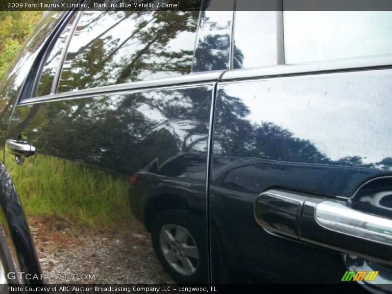 Dark Ink Blue Metallic / Camel 2009 Ford Taurus X Limited