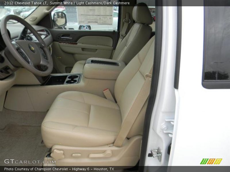 Summit White / Light Cashmere/Dark Cashmere 2012 Chevrolet Tahoe LT