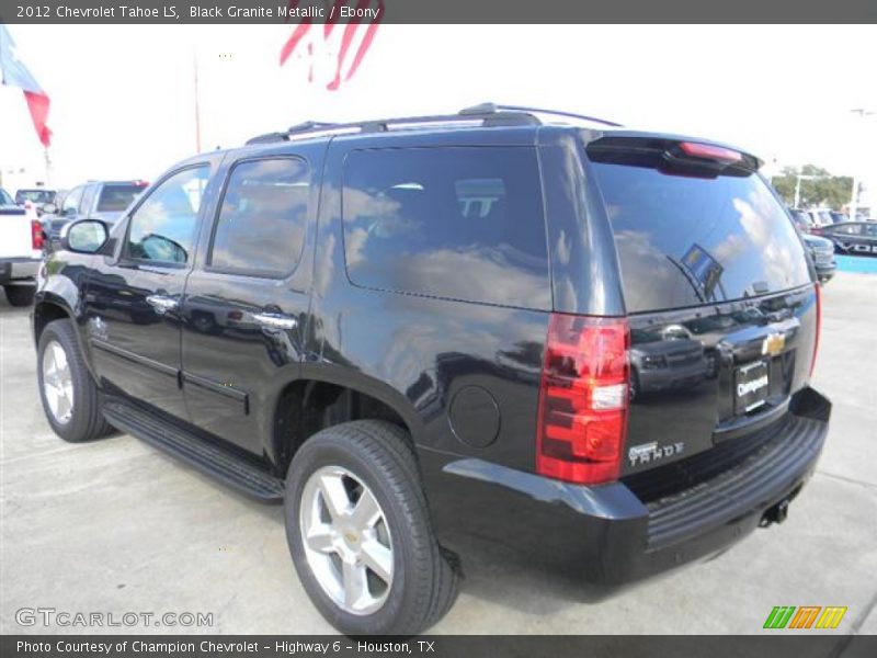 Black Granite Metallic / Ebony 2012 Chevrolet Tahoe LS