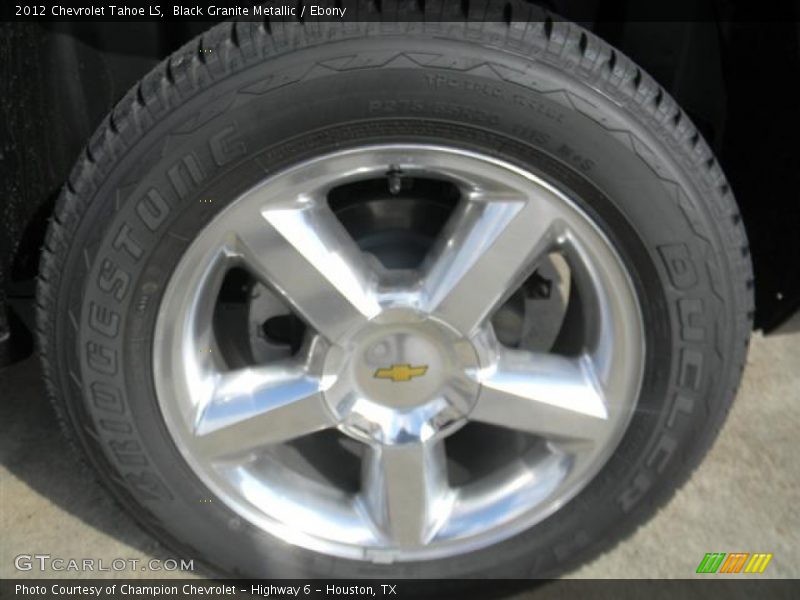 Black Granite Metallic / Ebony 2012 Chevrolet Tahoe LS