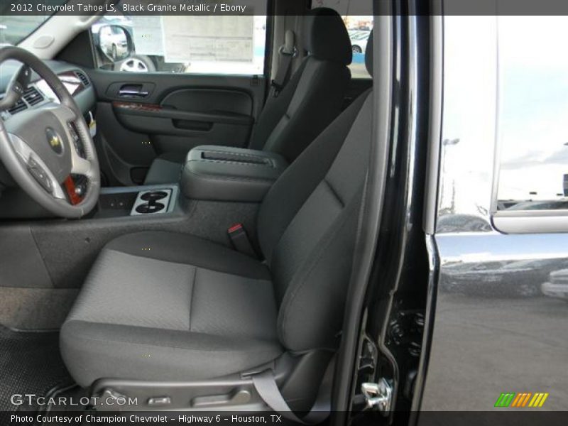 Black Granite Metallic / Ebony 2012 Chevrolet Tahoe LS