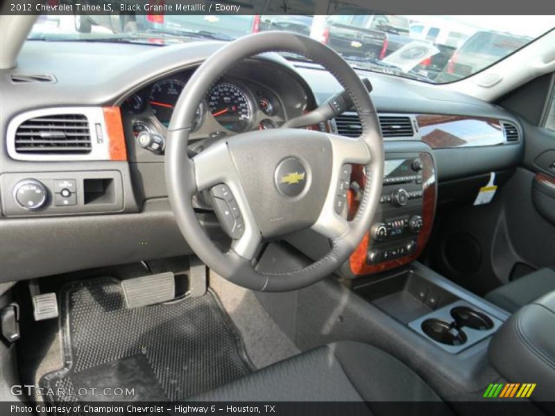 Black Granite Metallic / Ebony 2012 Chevrolet Tahoe LS