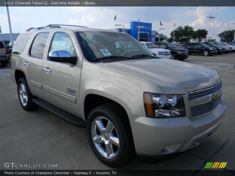 Gold Mist Metallic / Ebony 2012 Chevrolet Tahoe LS