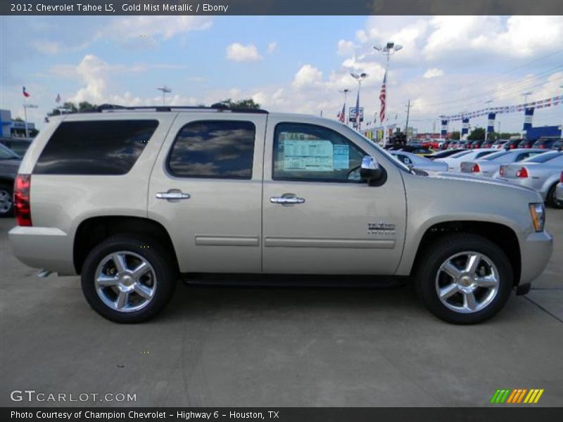 Gold Mist Metallic / Ebony 2012 Chevrolet Tahoe LS