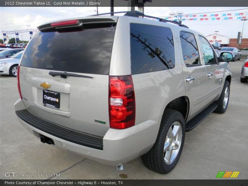 Gold Mist Metallic / Ebony 2012 Chevrolet Tahoe LS