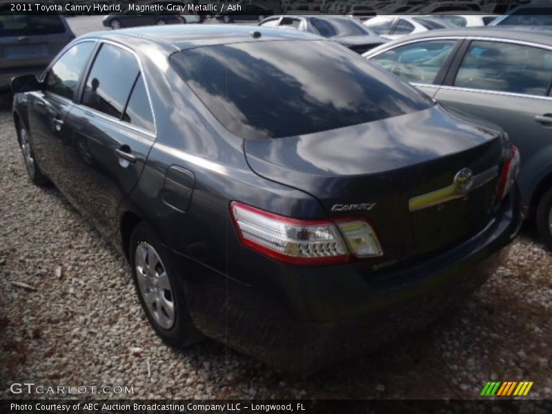 Magnetic Gray Metallic / Ash 2011 Toyota Camry Hybrid