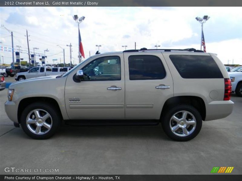 Gold Mist Metallic / Ebony 2012 Chevrolet Tahoe LS